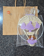 Balão de Ar - decoração macramé