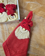 Porta guardanapos em Macramé